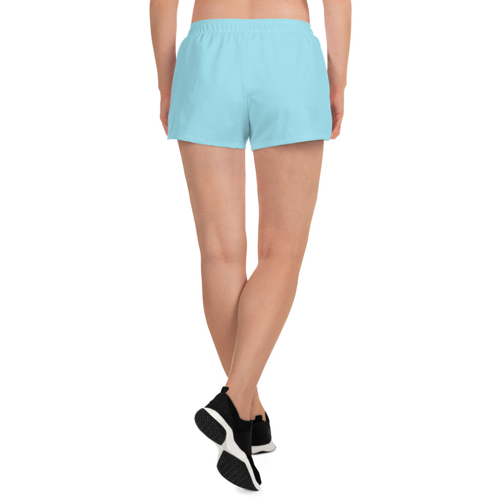 Blizzard Blue / Black FG Athletic Shorts - FleekGoddess