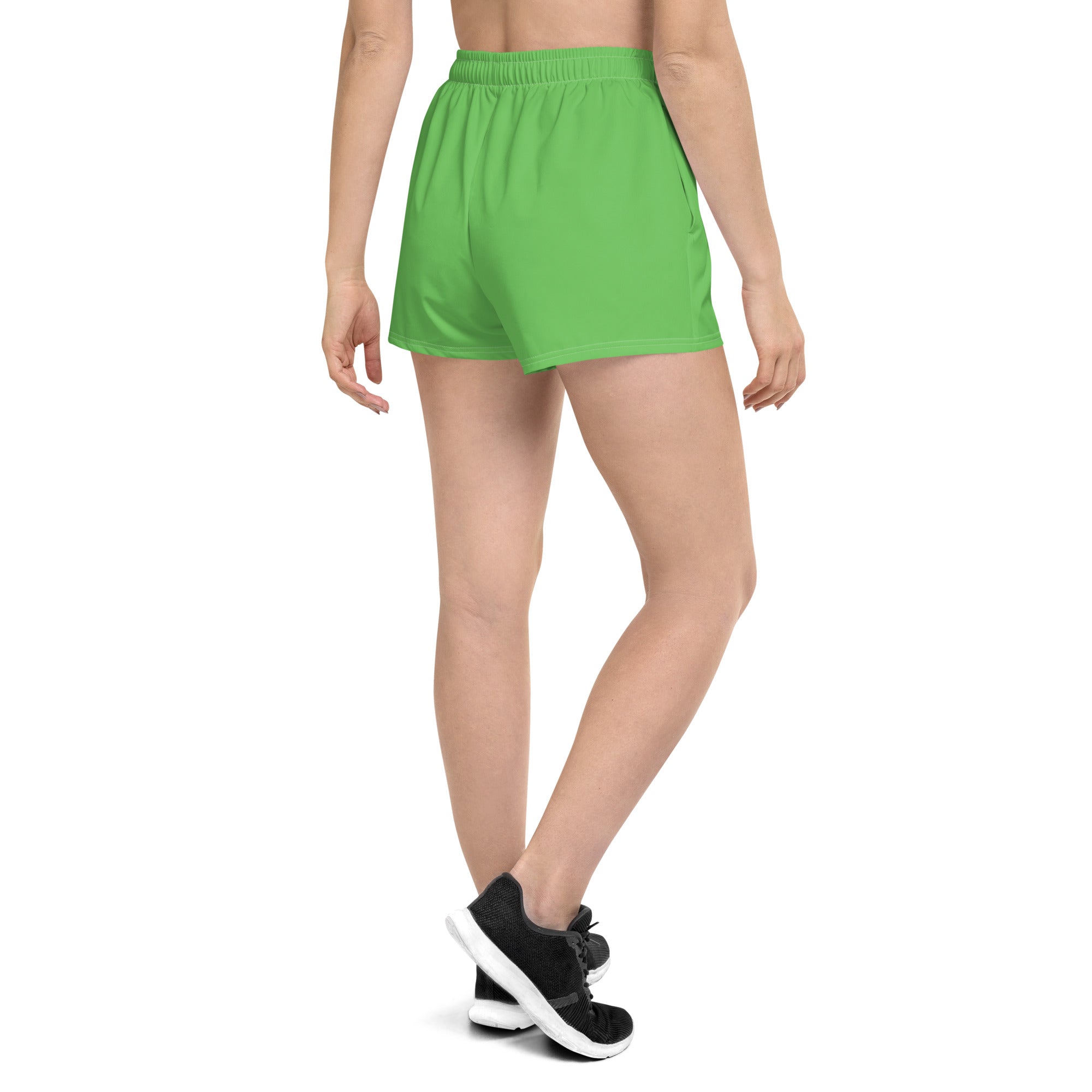 Mantis Green Athletic Shorts - FleekGoddess