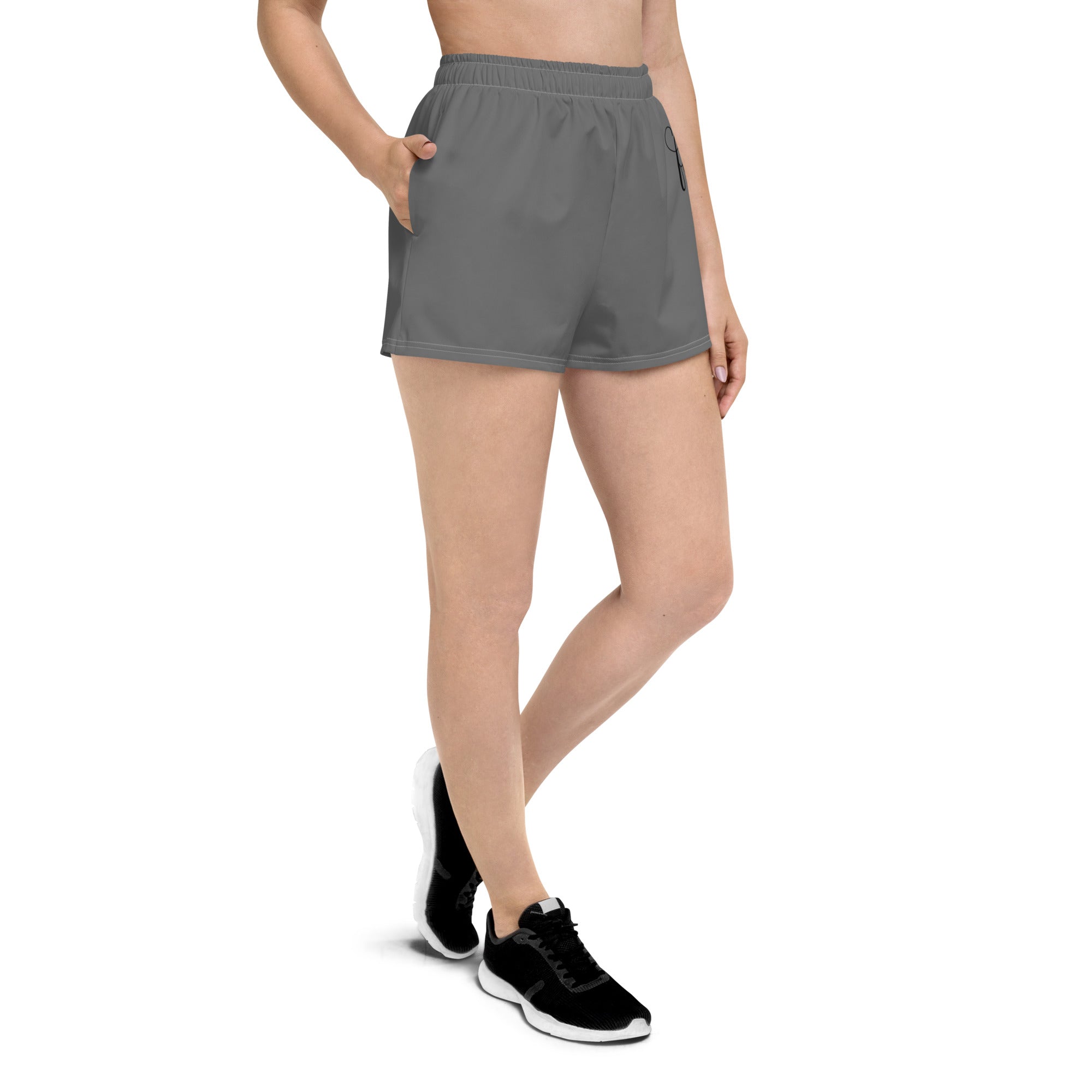 Gray / Black Athletic Shorts - FleekGoddess