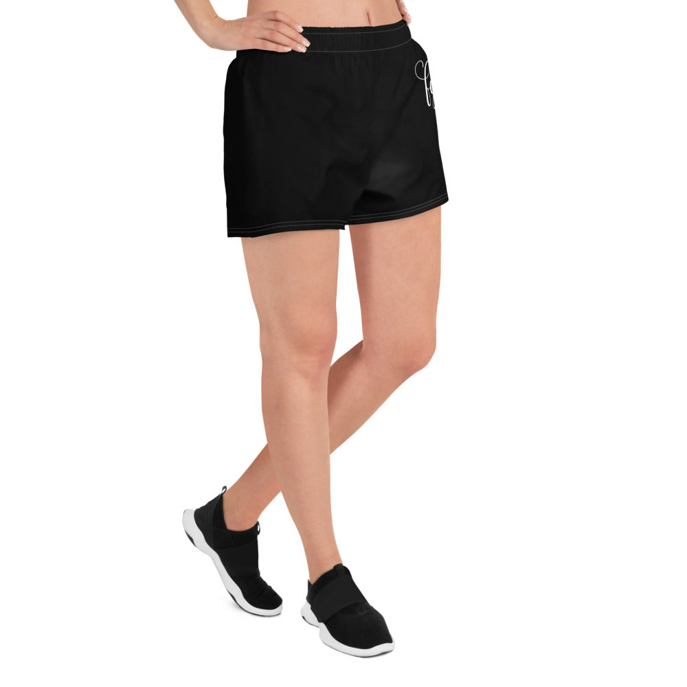 Black / White FG Athletic Shorts - FleekGoddess