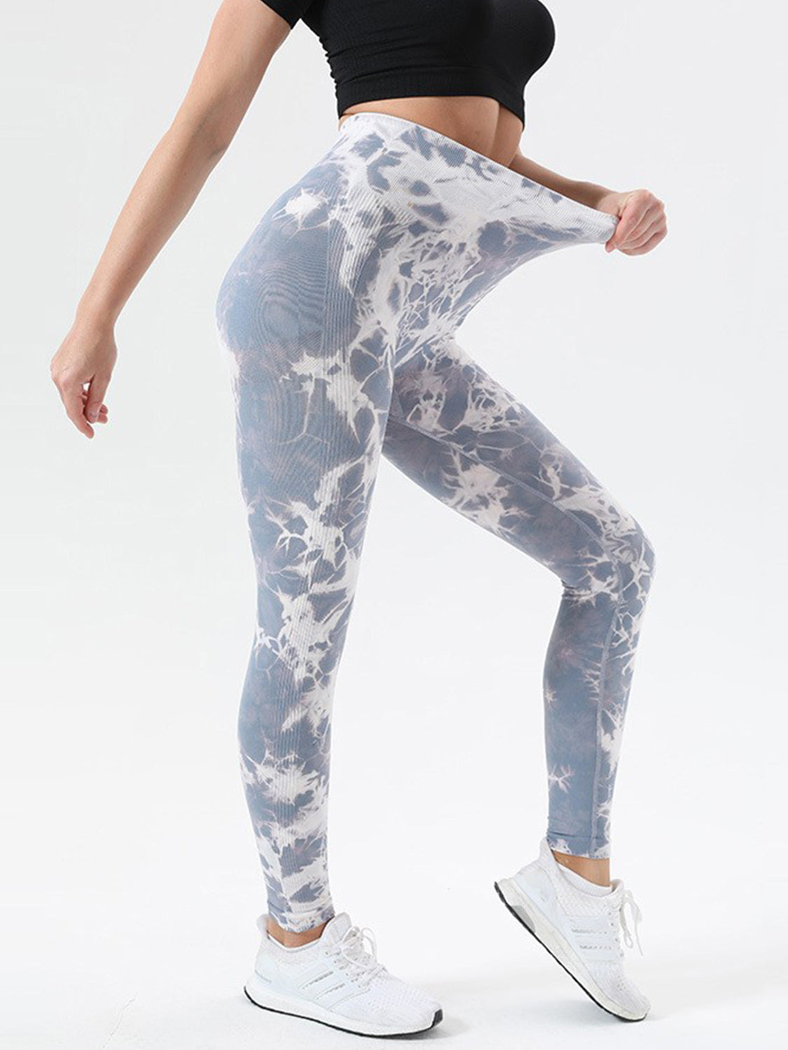 TrainTech Tie-Dye High Waist Active Leggings - FleekGoddess
