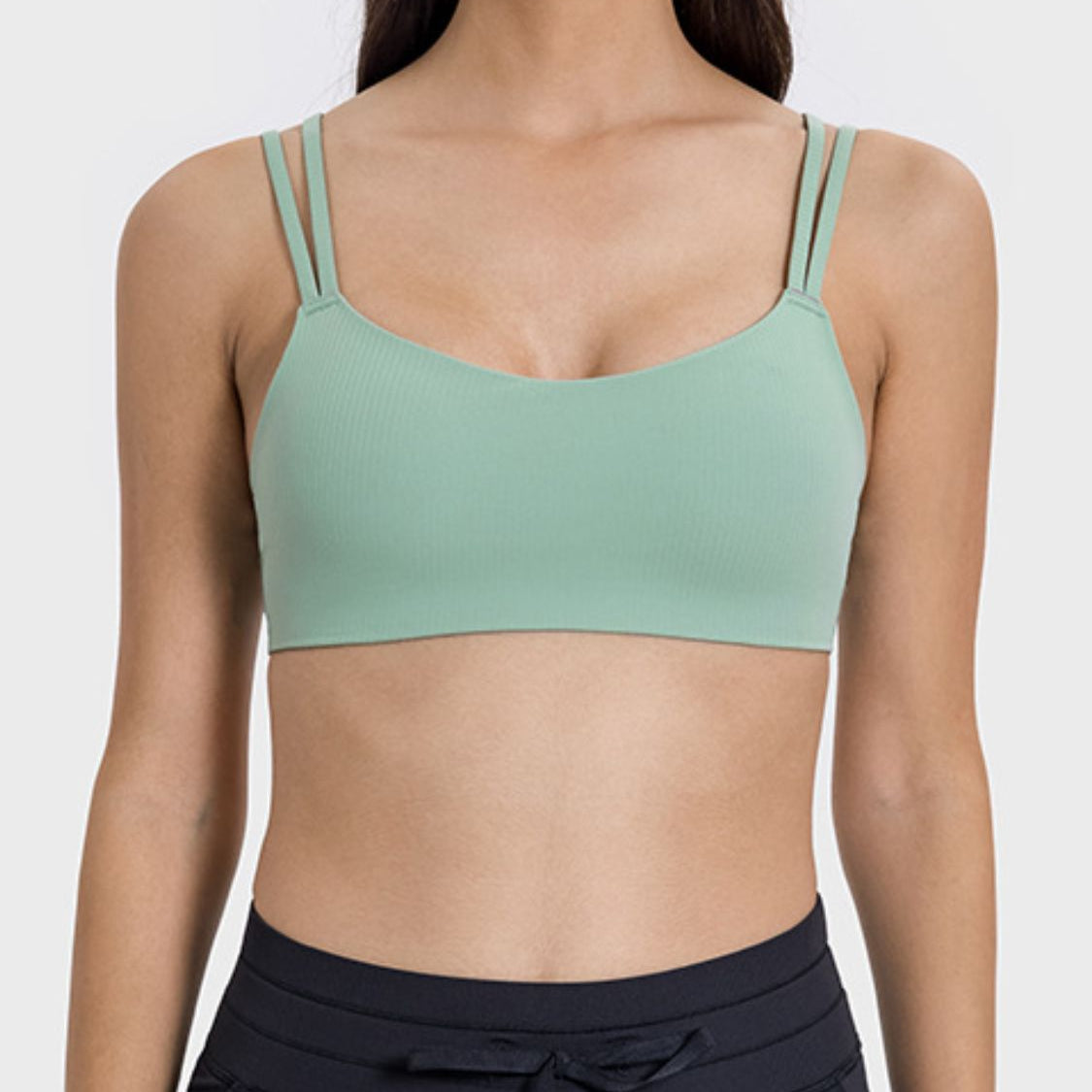 YogaFlex Scoop Neck Double Strap Active Cami