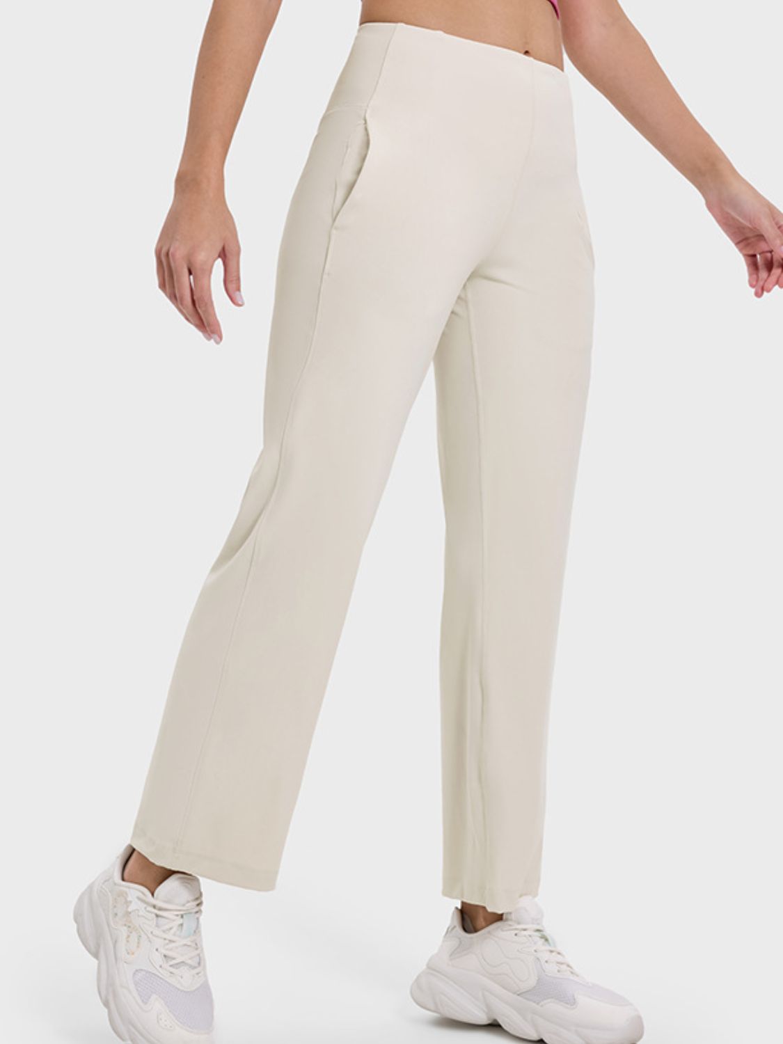 YogaFlex Pocketed High Waist Active Pants - FleekGoddess