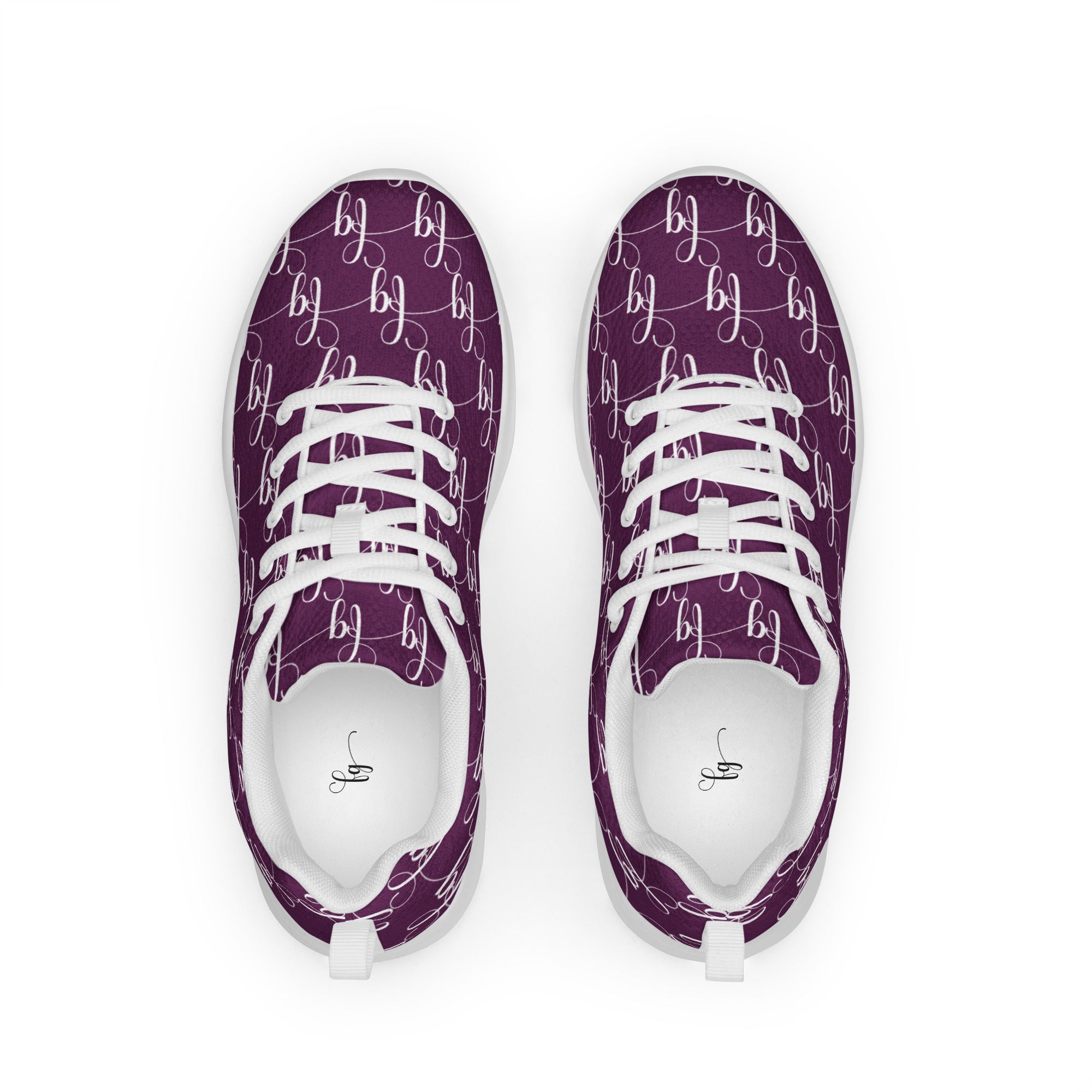 Tyrian Purple / White FG athletic shoes - FleekGoddess