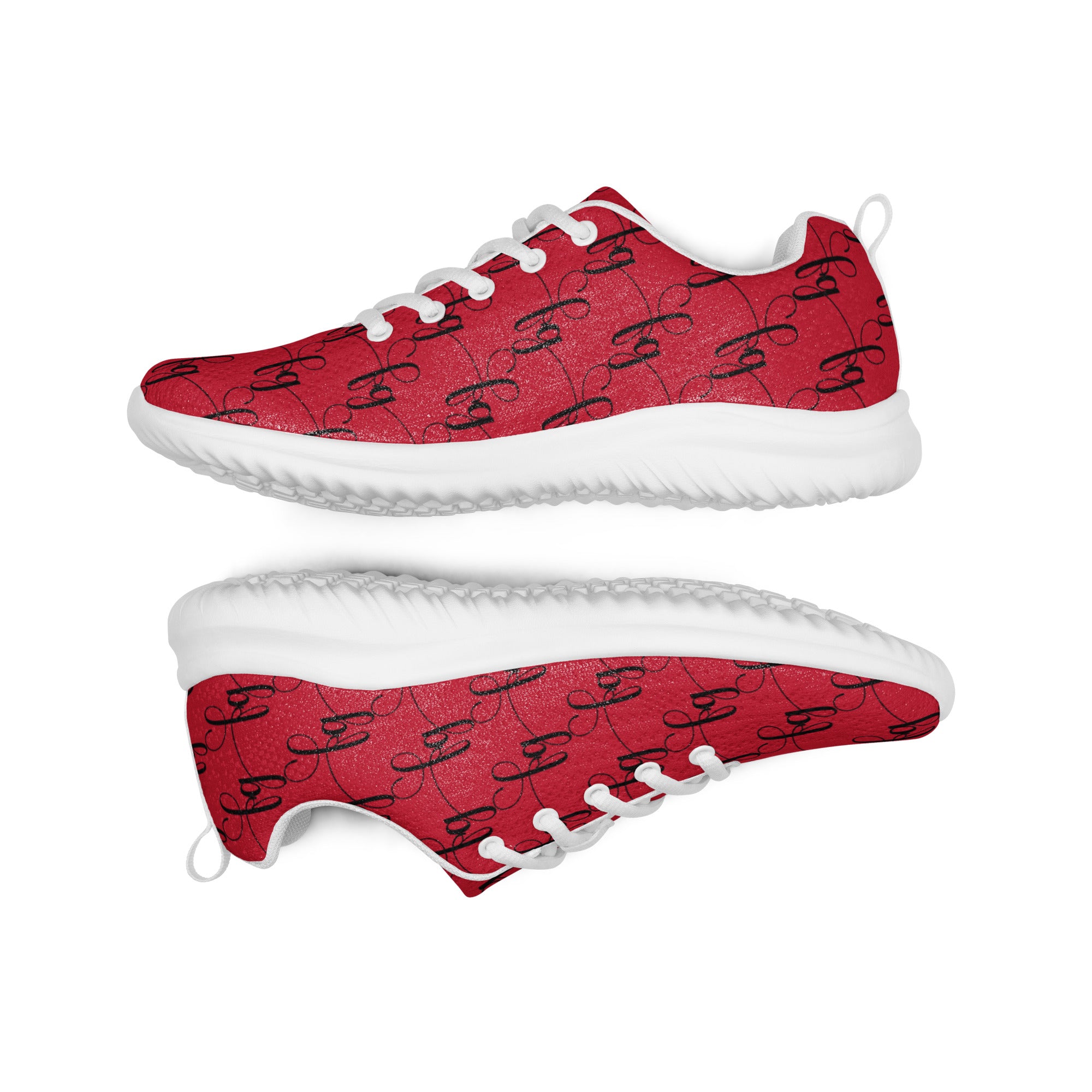 Red / Black FG athletic shoes - FleekGoddess