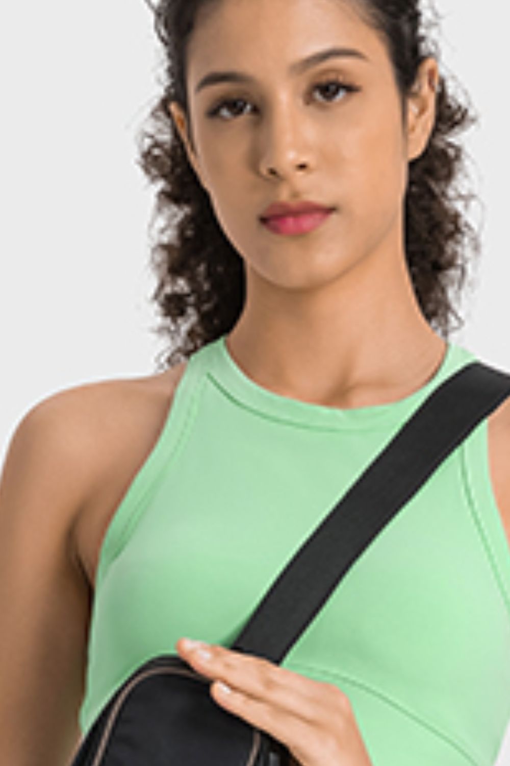 YogaFlex Racerback Cropped Sports Tank - FleekGoddess