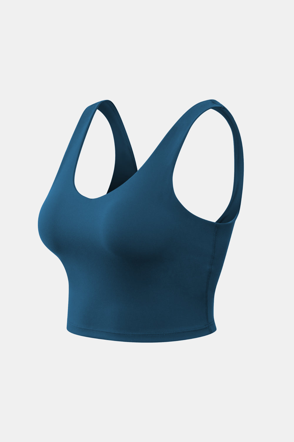 YogaFlex Cropped Scoop Neck Active Tank Top - FleekGoddess