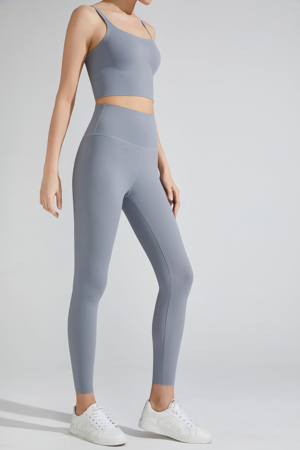 TrainTech Wide Waistband Sports Leggings - FleekGoddess