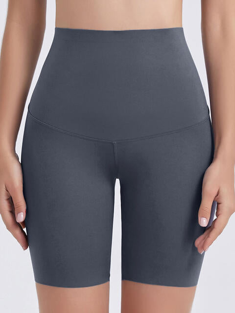 TrainTech Wide Waistband Sports Shorts - FleekGoddess