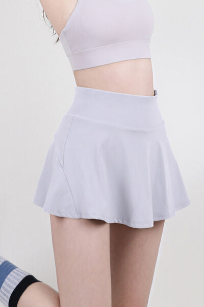 FleekGoddess High Waist Pleated Active Skirt - FleekGoddess