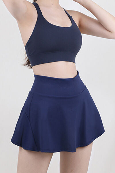 FleekGoddess High Waist Pleated Active Skirt - FleekGoddess