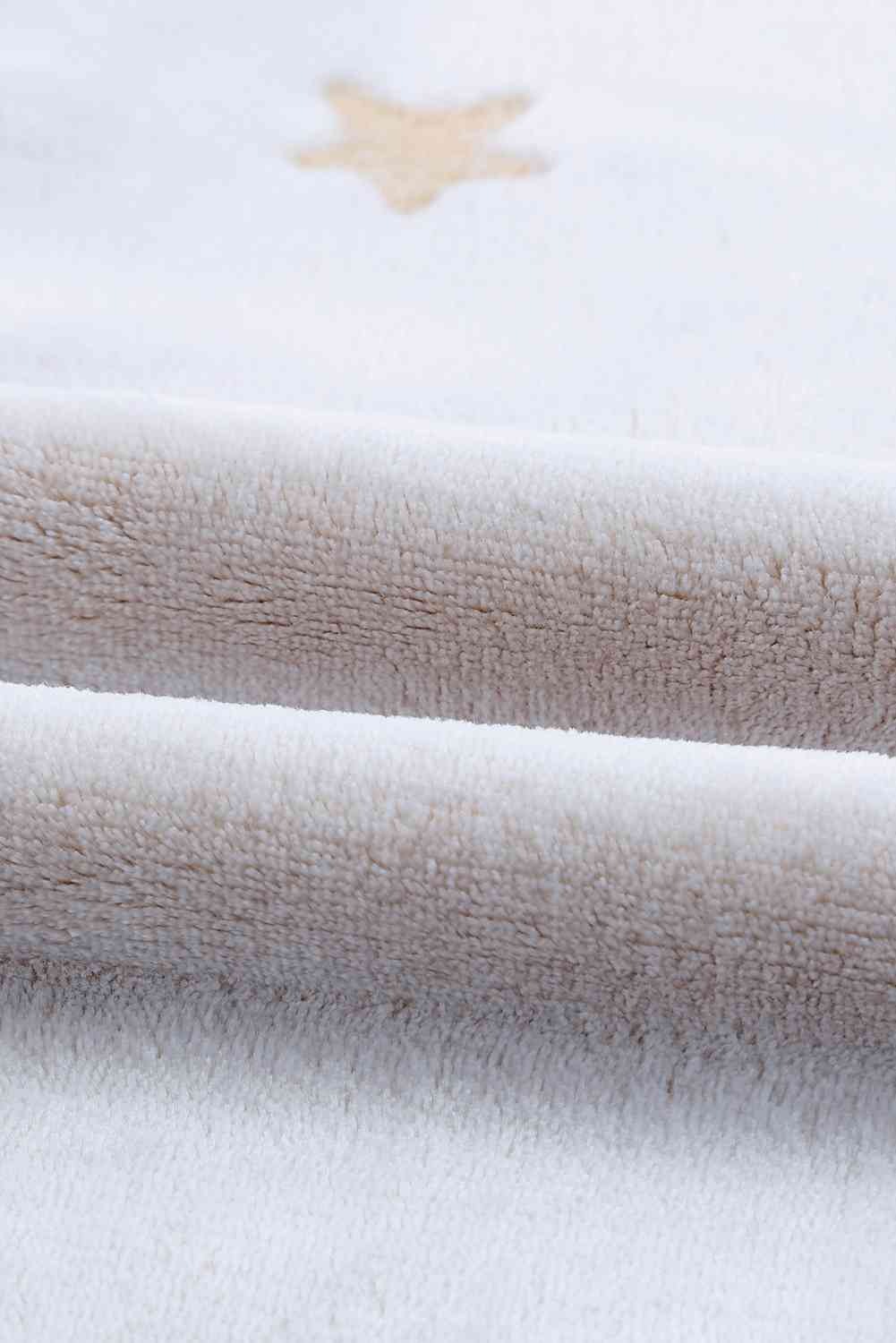 FleekGoddess Round Neck Dropped Shoulder Star Print Top and Shorts Lounge Set - FleekGoddess