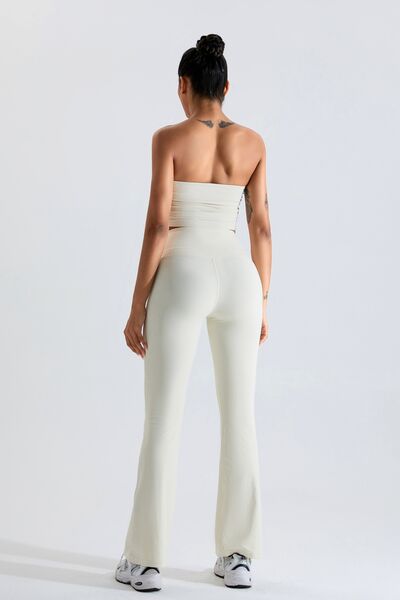 YogaFlex Ribbed Active Bandeau Top - FleekGoddess