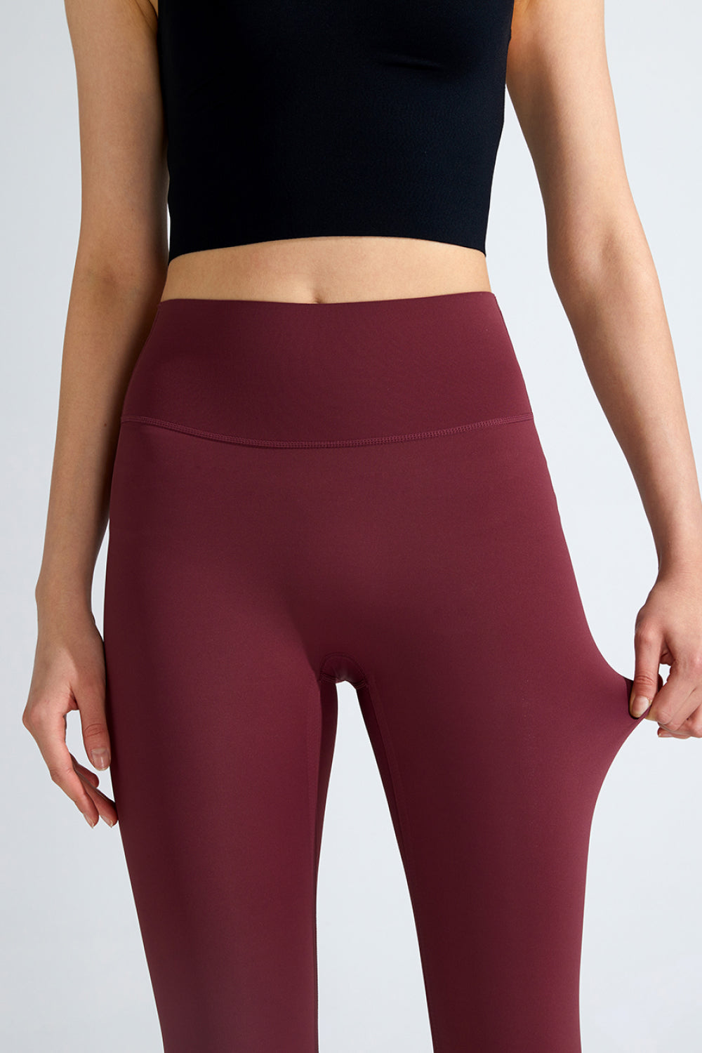 TrainTech High Waist Breathable Sports Leggings - FleekGoddess