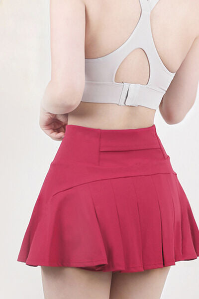 FleekGoddess High Waist Pleated Active Skirt - FleekGoddess