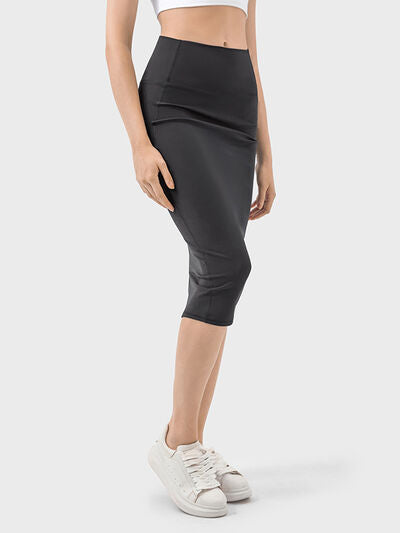 Slit Wrap Active Skirt - FleekGoddess