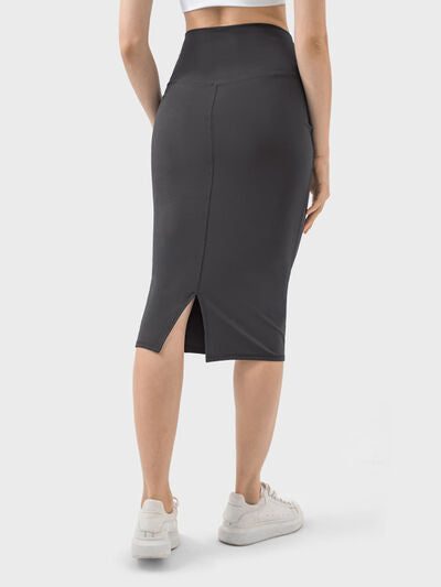 Slit Wrap Active Skirt - FleekGoddess