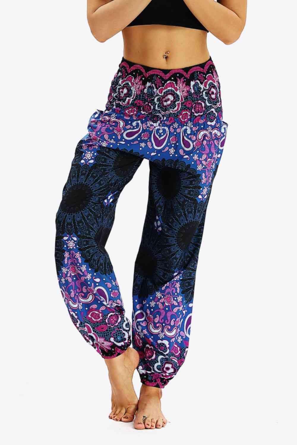 YogaFlex Printed Jogger Pants with Pockets - FleekGoddess