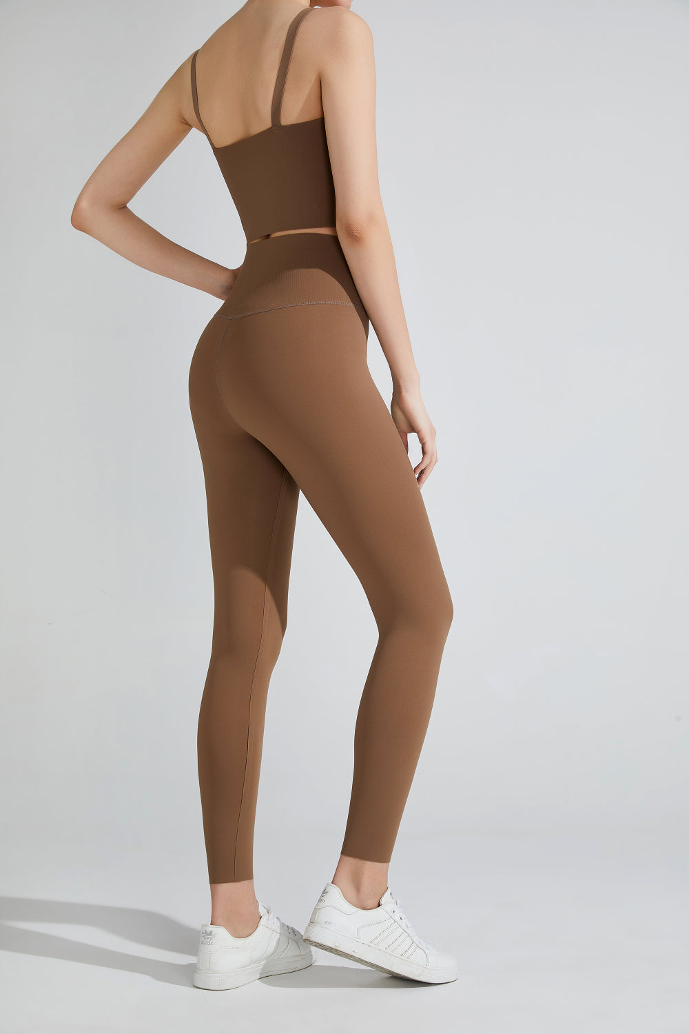 TrainTech Wide Waistband Sports Leggings - FleekGoddess