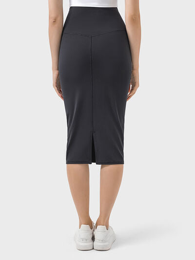 Slit Wrap Active Skirt - FleekGoddess