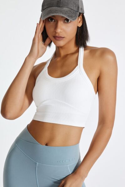 TrainTech Halter Neck Active Cami - FleekGoddess