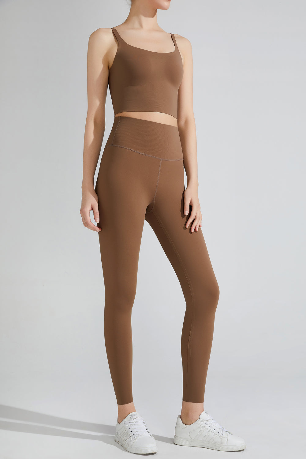 TrainTech Wide Waistband Sports Leggings - FleekGoddess