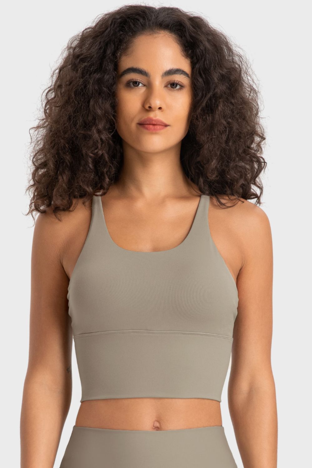 YogaFlex Crisscross Back Ladder Detail Sports Bra - FleekGoddess