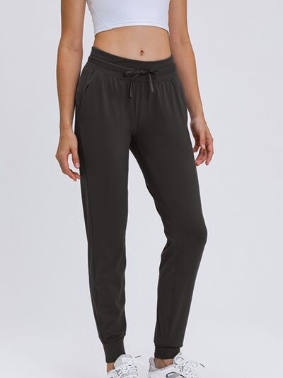 FleeceFlex Double Take Tied Joggers with Pockets - FleekGoddess