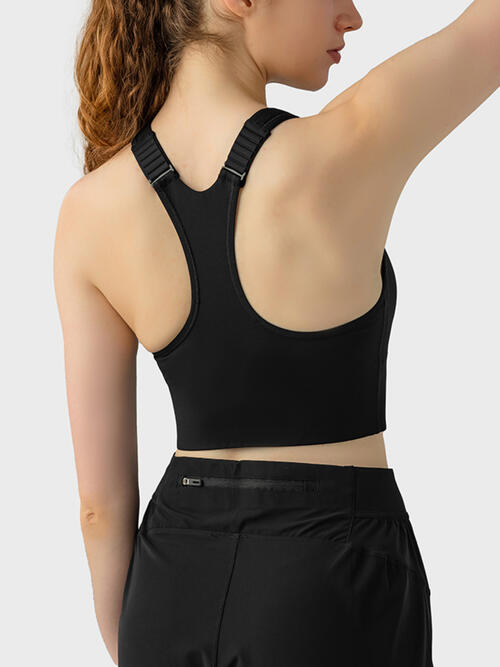 TrainTech Wide Strap Sport Bra - FleekGoddess