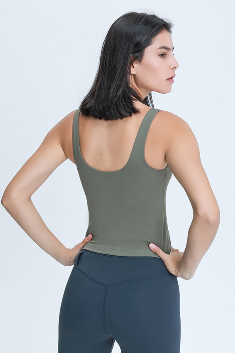 TrainTech V Neck Active Tank - FleekGoddess