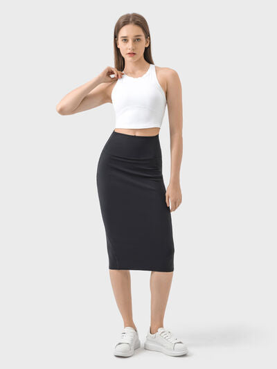 Slit Wrap Active Skirt - FleekGoddess