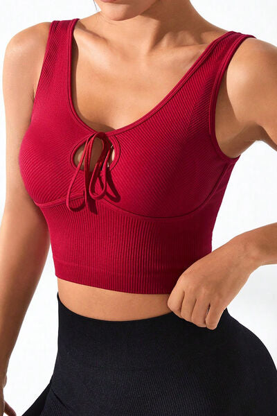YogaFlex Cutout Wide Strap Active Tank - FleekGoddess