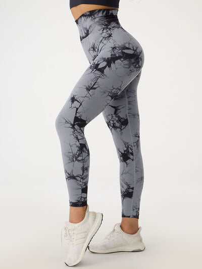 TrainTech Printed High Waist Active Pants - FleekGoddess