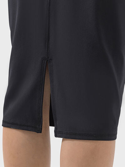 Slit Wrap Active Skirt - FleekGoddess