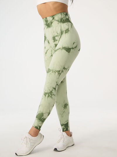 TrainTech Printed High Waist Active Pants - FleekGoddess