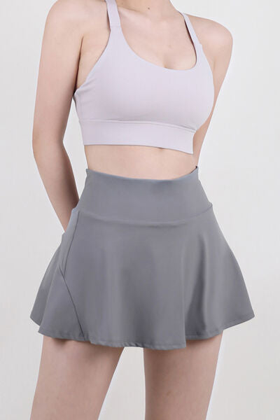 FleekGoddess High Waist Pleated Active Skirt - FleekGoddess