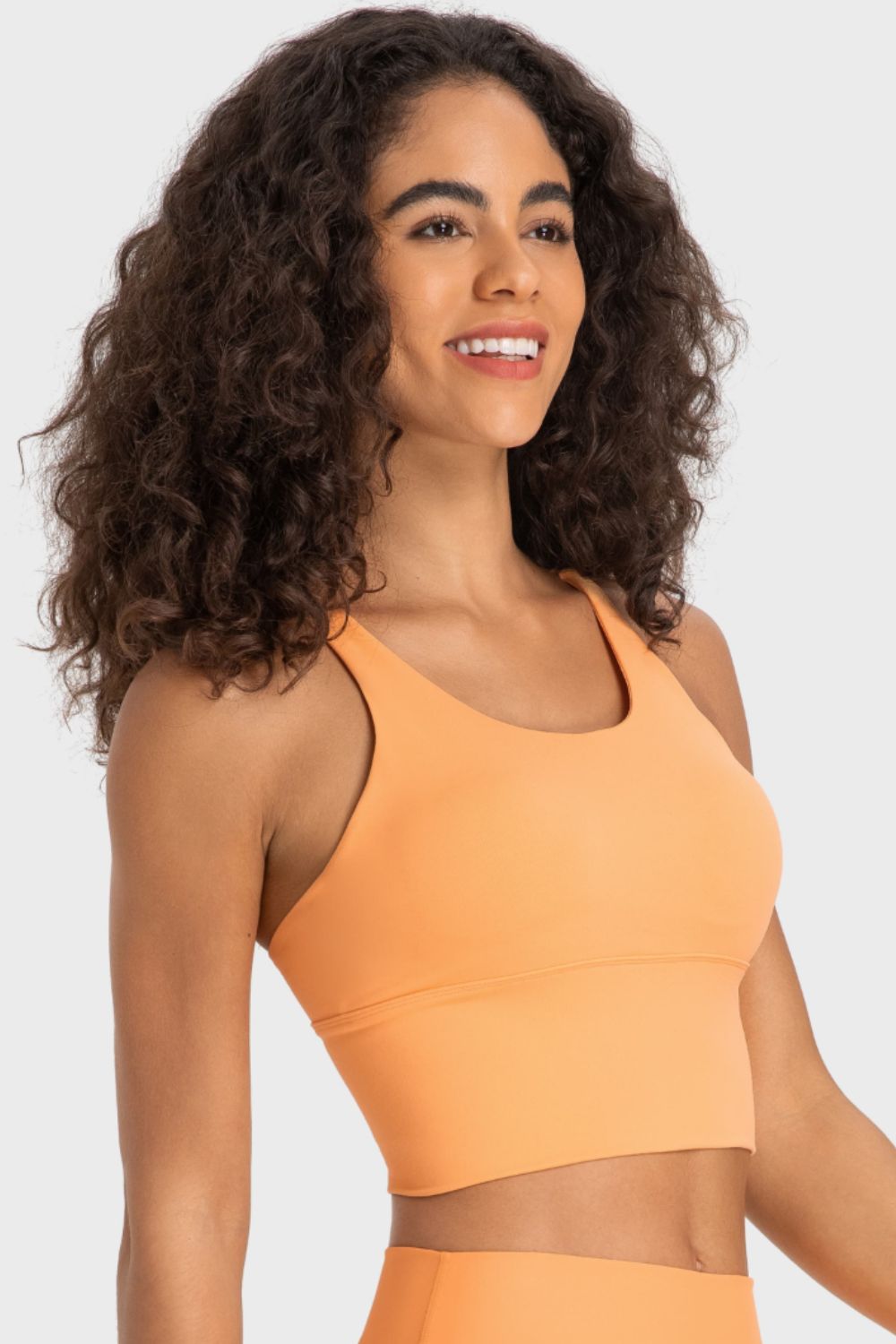 YogaFlex Crisscross Back Ladder Detail Sports Bra - FleekGoddess