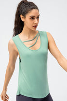 YogaFlex Cutout Reversible Active Tank - FleekGoddess