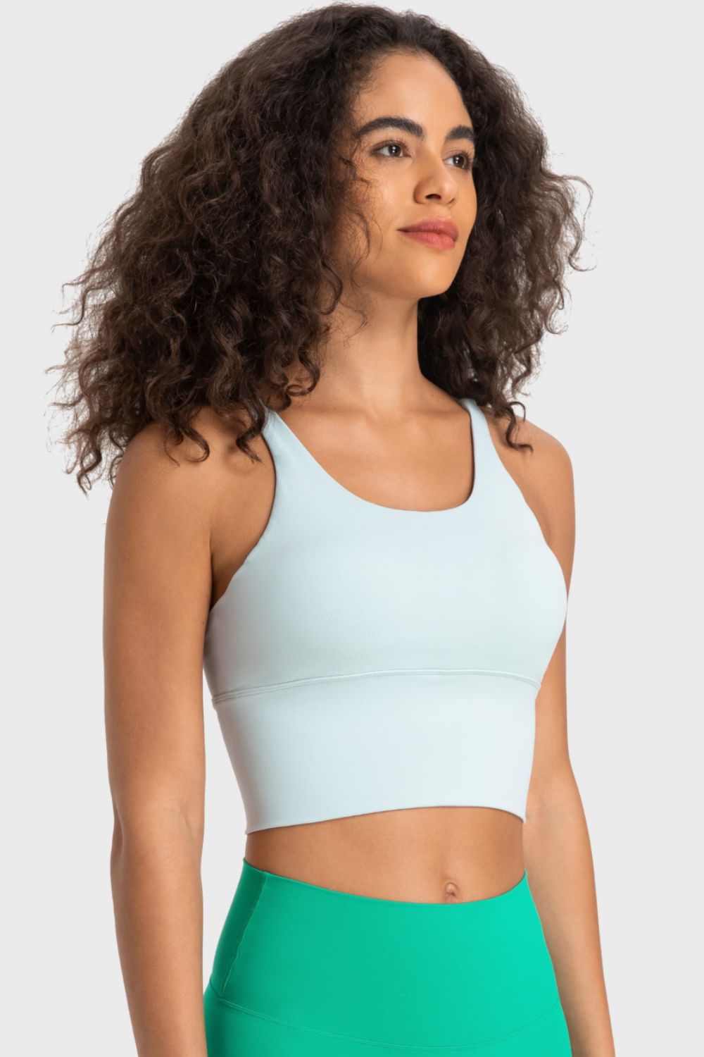 YogaFlex Crisscross Back Ladder Detail Sports Bra - FleekGoddess
