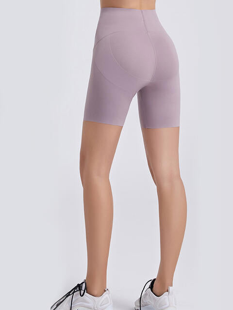 TrainTech Wide Waistband Sports Shorts - FleekGoddess