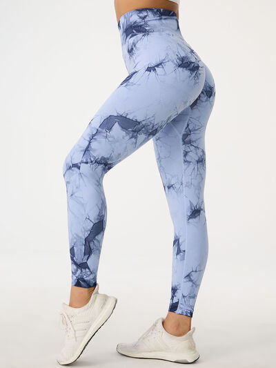 TrainTech Printed High Waist Active Pants - FleekGoddess