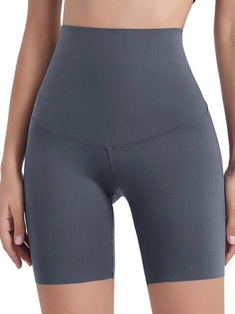 TrainTech Wide Waistband Sports Shorts - FleekGoddess