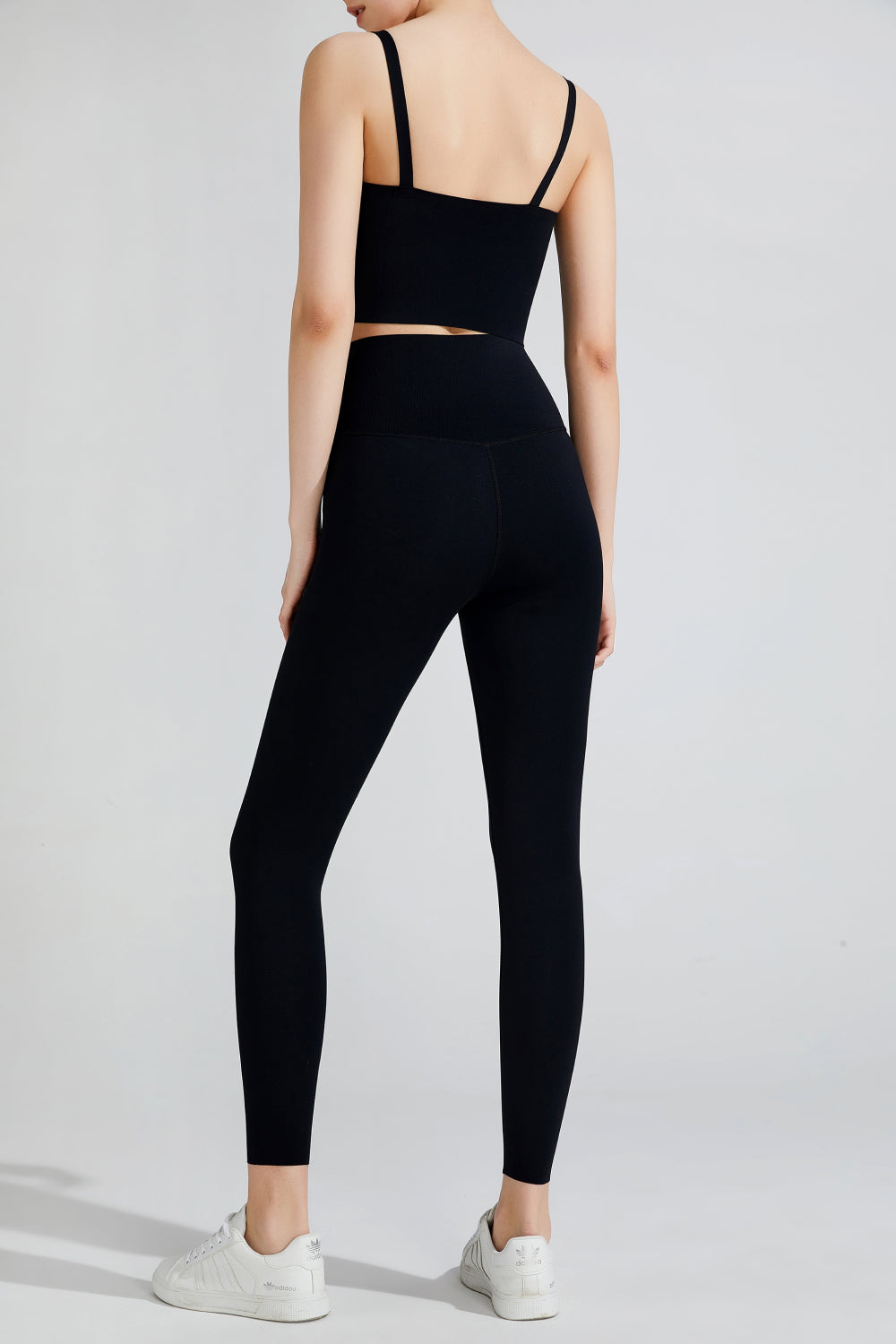 TrainTech Wide Waistband Sports Leggings - FleekGoddess