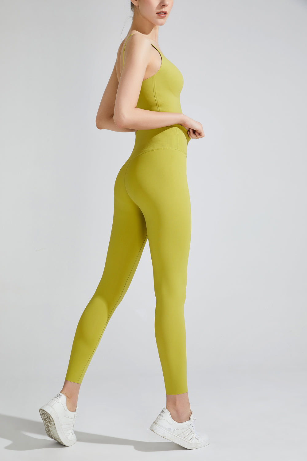 TrainTech Wide Waistband Sports Leggings - FleekGoddess