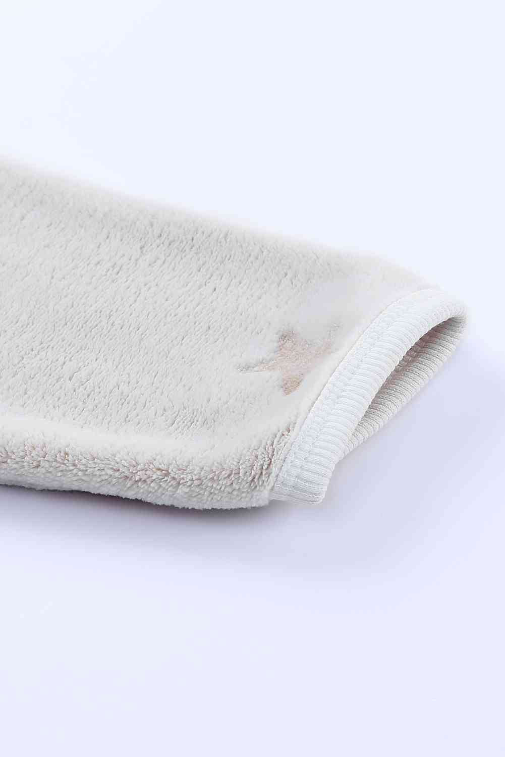 FleekGoddess Round Neck Dropped Shoulder Star Print Top and Shorts Lounge Set - FleekGoddess