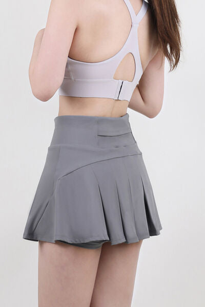 FleekGoddess High Waist Pleated Active Skirt - FleekGoddess