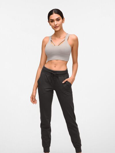 FleeceFlex Double Take Tied Joggers with Pockets - FleekGoddess