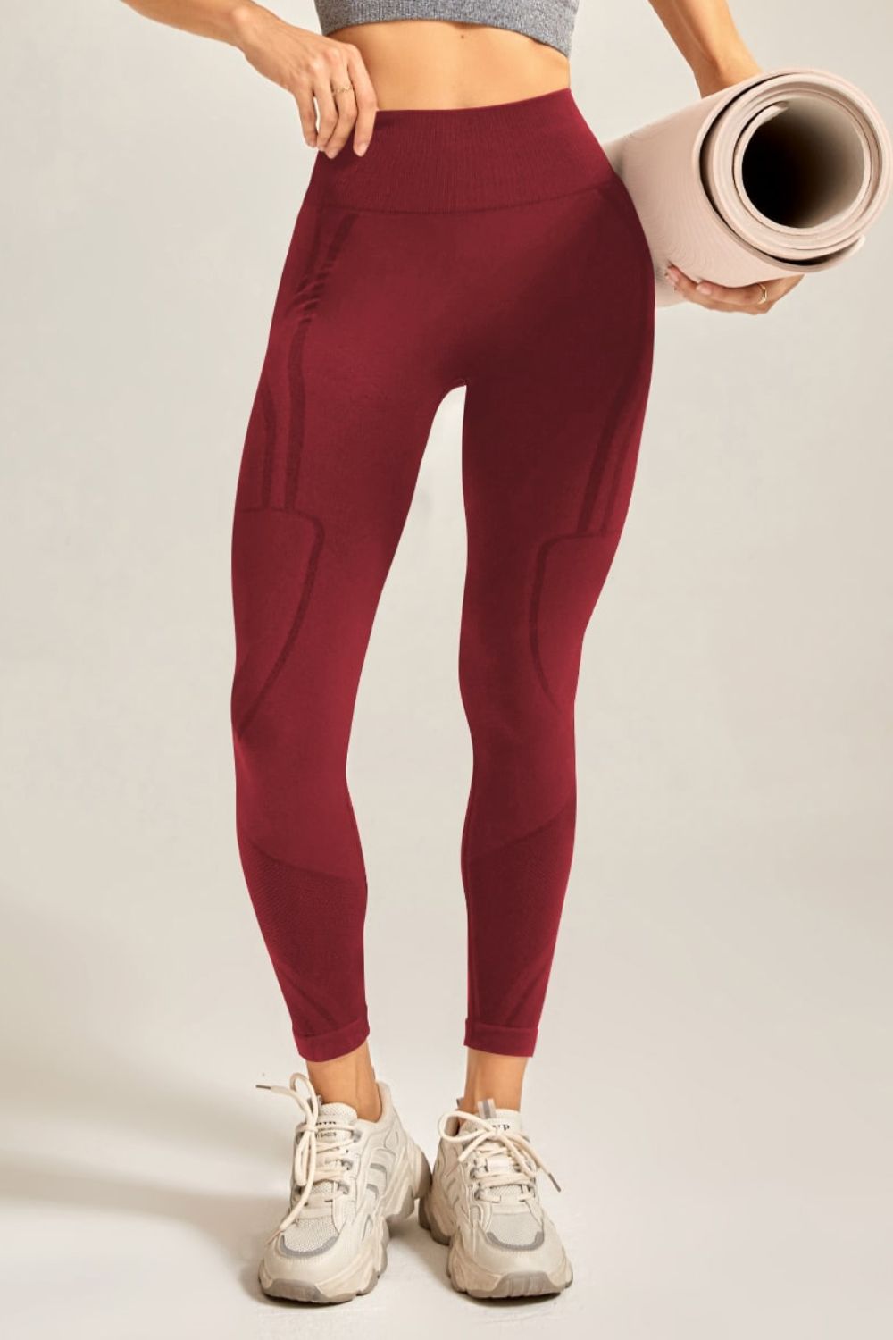 TrainTech Wide Waistband Leggings - FleekGoddess