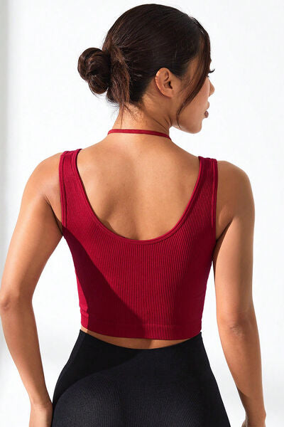 YogaFlex Cutout Wide Strap Active Tank - FleekGoddess