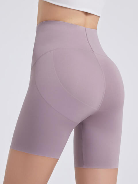 TrainTech Wide Waistband Sports Shorts - FleekGoddess